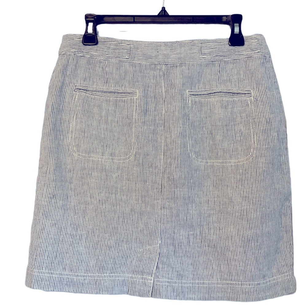 Dalia Pinstriped Mini Skirt Size 4 - Picture 7 of 7